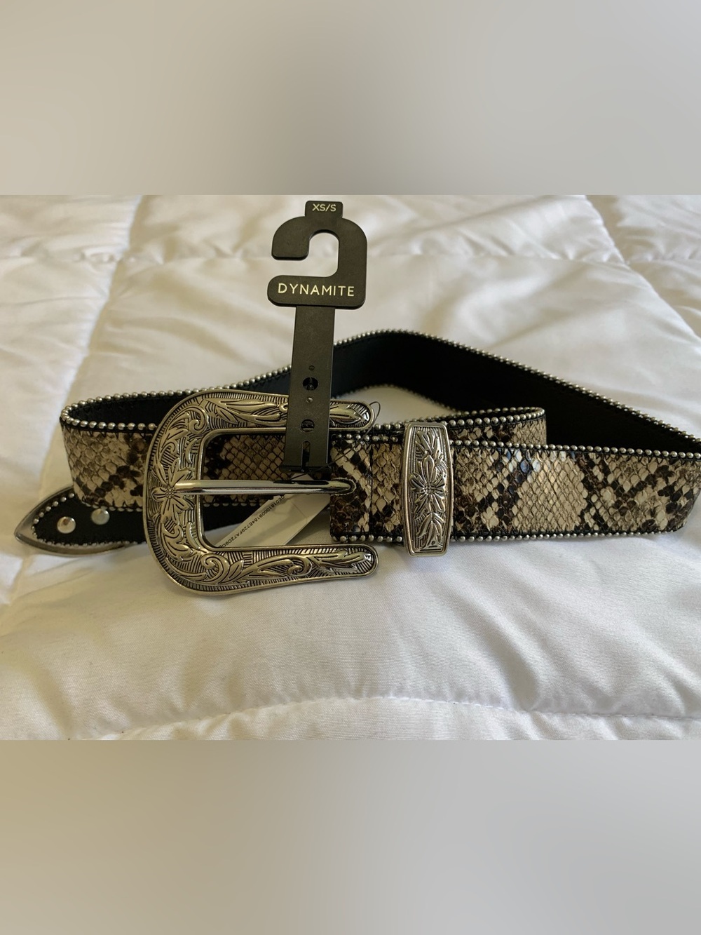 New with tags DYNAMITE belt size XS